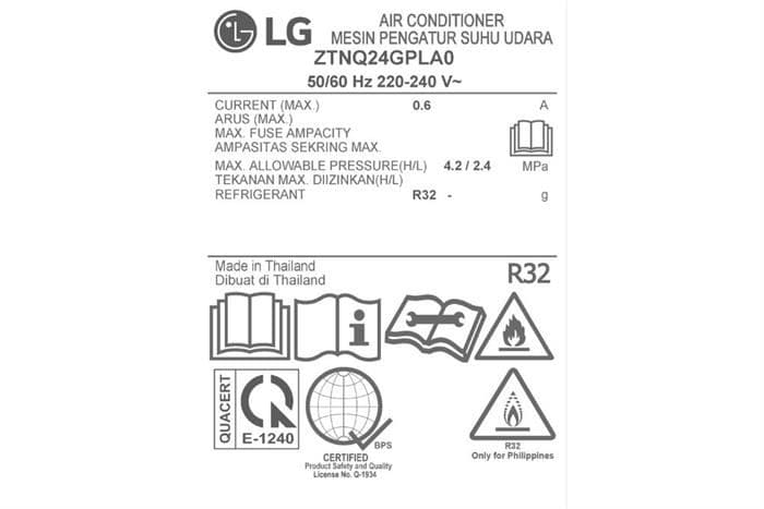 Điều hòa âm trần cassette LG Inverter 24000 BTU ZTNQ24GPLA0